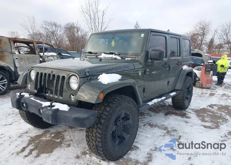 2015 Jeep Wrangler Unlimited Sahara z USA, uszkodzony, nr VIN 1C4BJWEG6FL717573